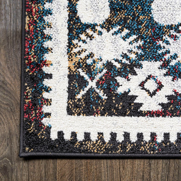 Dhiya Distressed Kilim Area Rug